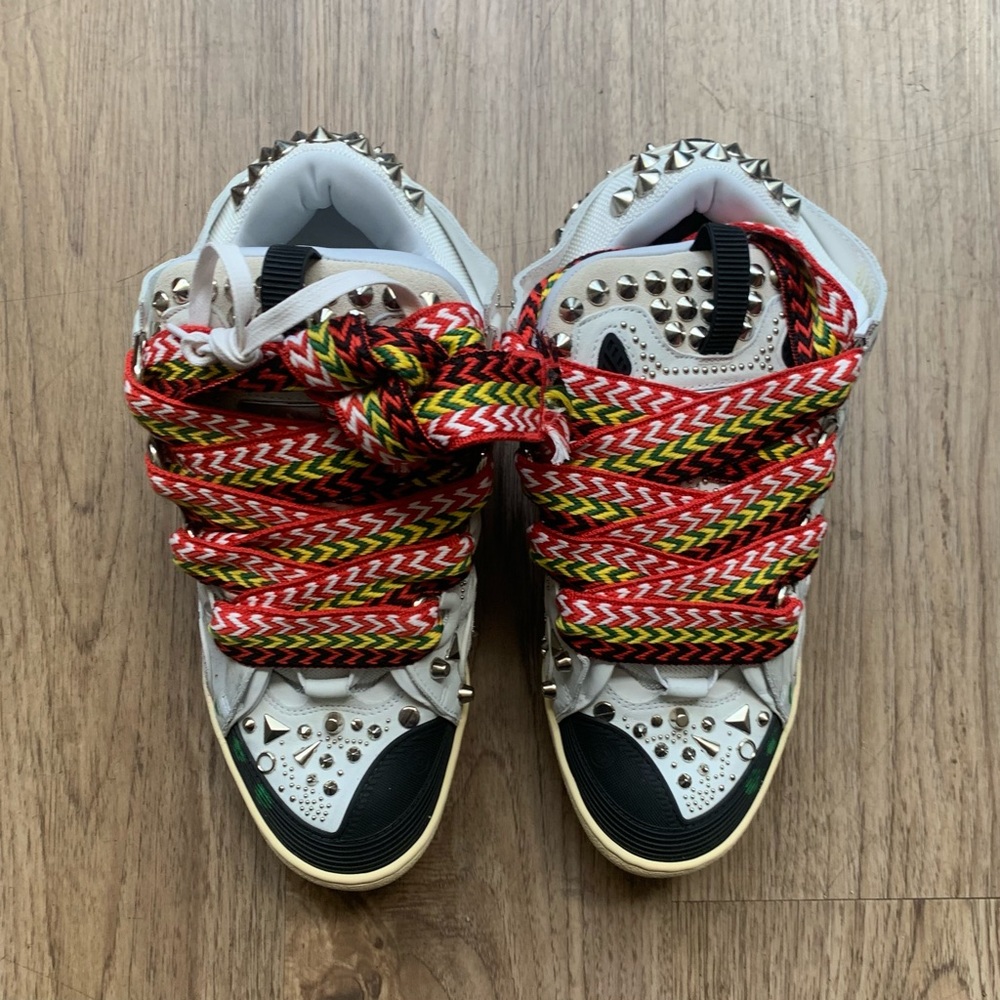 Lanvin “Graffiti” Curb Sneakers